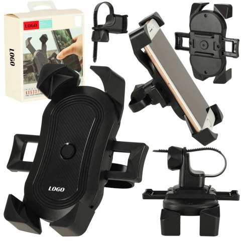 Uchwyt rowerowy na telefon do roweru motocyklowy hulajnogi wózka C51 solidny mocny