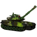 Czołg zdalnie sterowany na pilota RC War Tank 9993 2.4 GHz kamuflaż leśny