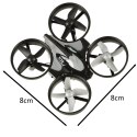 Dron RC JJRC H36 Mini 2.4GHz 4CH LED 6-osiowy żyroskop lekki
