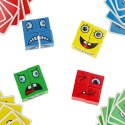 Klocki kreatywne montessori wyzwania zmieniające twarz emocje