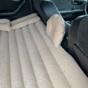 Materac łóżko do samochodu auta dmuchany pompka 130cm x 80cm beżowy
