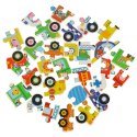 Puzzle dla dzieci układanka w puszce pojazdy 30 puzzli 6 obrazków