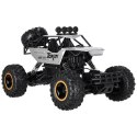 Samochód zdalnie sterowany na pilota RC Rock Crawler 1:12 4WD METAL srebrny