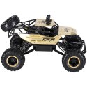 Samochód zdalnie sterowany na pilota RC Rock Crawler 1:12 4WD METAL złoty