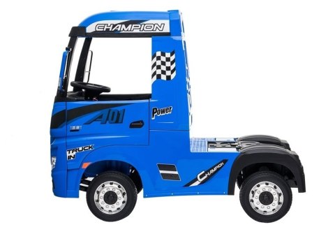 Auto Mercedes Actros Niebieski Lakierowany Ciężarówka Pilot LED MP4