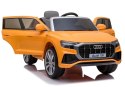 Auto na Akumulator Audi Q8 JJ2066 Pilot Światło LED MP3 Żółty Lakier