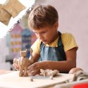 Glina rzeźbiarska masa do modelowania zapas do koła garncarskiego 800g