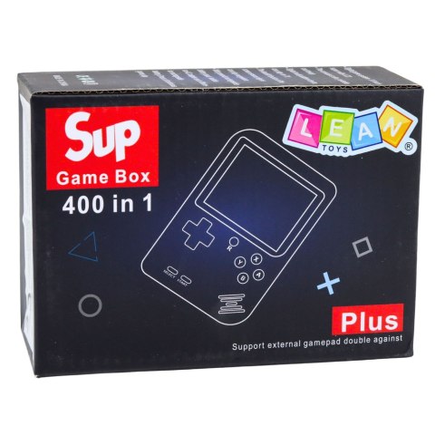 Elektroniczna Gra Konsola Retro Sup 400 Gier LCD 8 Bit Czarna
