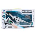 Robot Dinozaur Na Baterie Ruchome Skrzydła Światła Dźwięk Biały