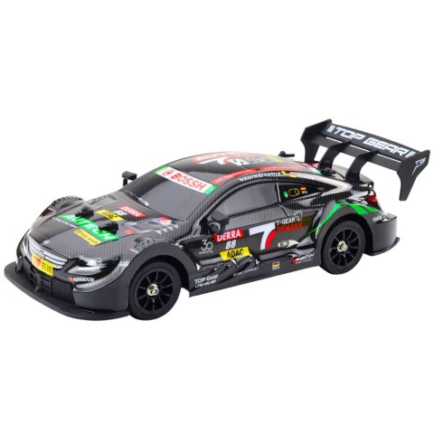 Samochód Wyścigowy Auto Do Driftu RC Czarny Karbon 30km/h 1:16