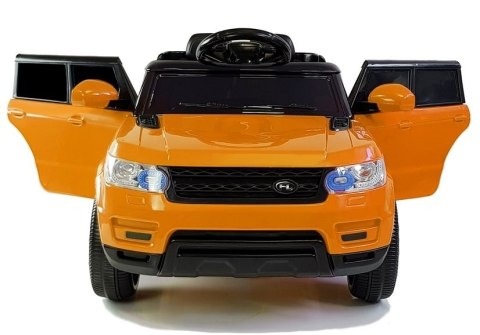 Auto Na Akumulator HL1638 Dla Dzieci Pilot MP3 Światło LED Pomarańczowy