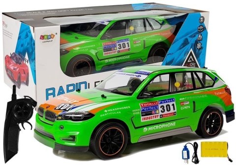 Auto Zdalnie Sterowane 1:10 2.4G Zielone