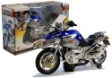 Motocykl Motor Na Baterie Światła Dźwięki Niebieski 1:8